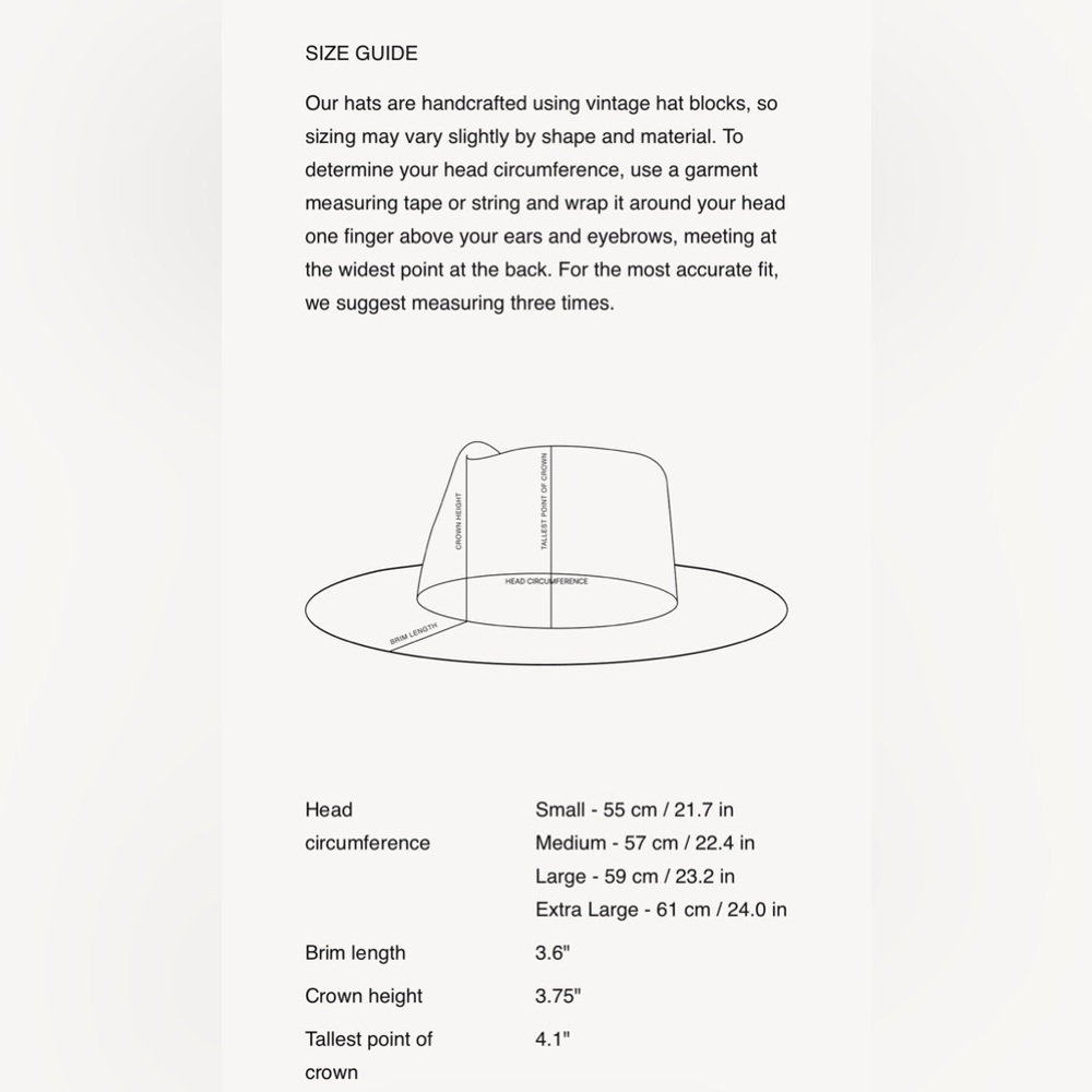 Janessa Leone Cameron Straw Hat Size Medium - Picture 8 of 8
